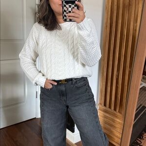 Jason Maxwell pullover Cable knit Sweater. Size L‎